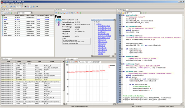 The Synapse Portal runs on Linux The Synapse Portal runs on Linux (click for full-size)